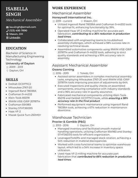 assembler resume examples|5 Assembler Resume Examples That Made the Cut in 2024.